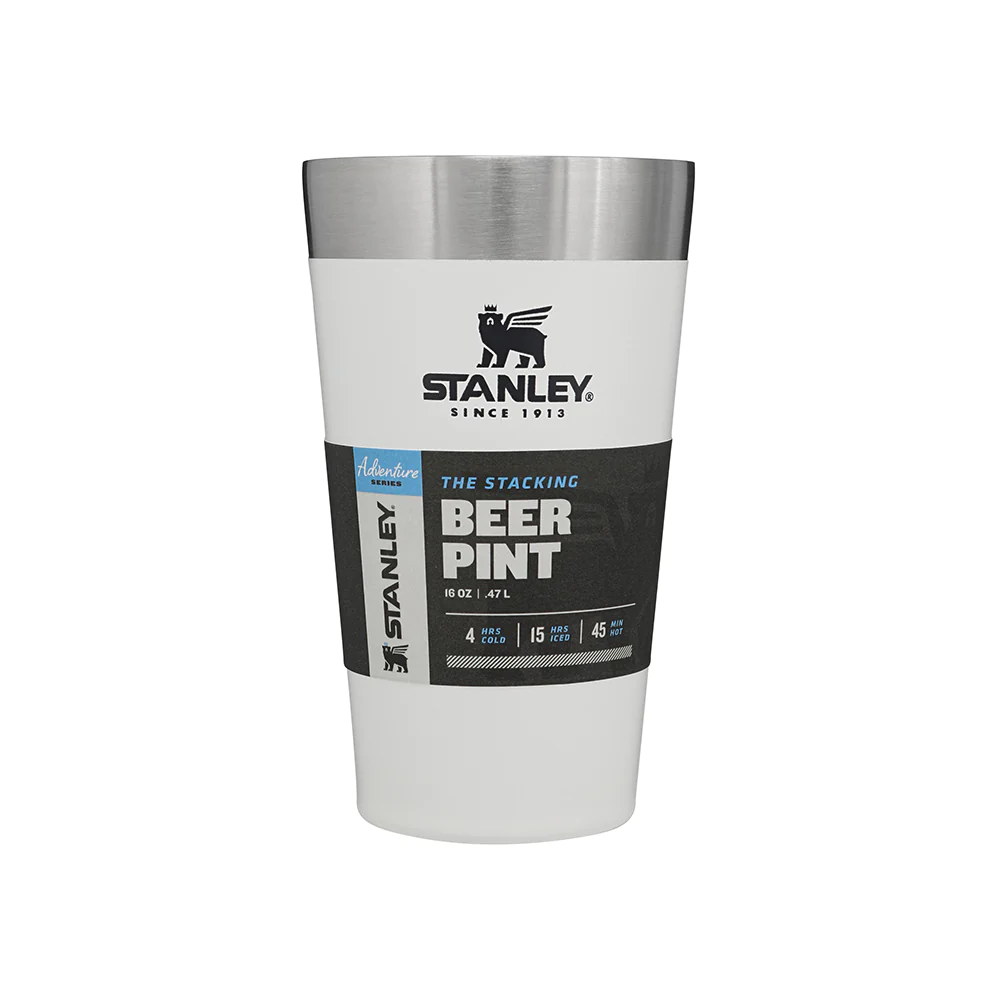 Adventure Vaccum Pint 16Oz Polar White