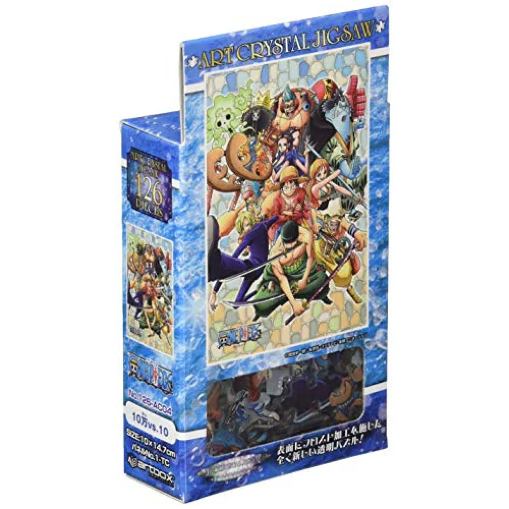 Straw Hat Pirates ของแท้ JP แมวทอง - Art Crystal Jigsaw Ensky [จิ๊กซอว์วันพีช]