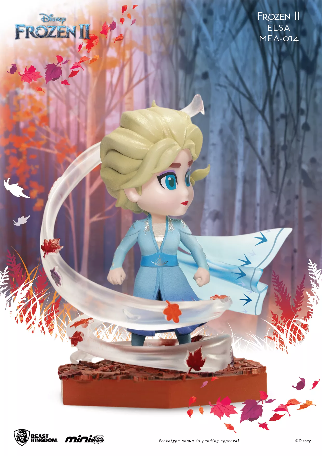 Elsa ของแท้ JP - Mini Egg Attack Series Beast Kingdom [โมเดล Disney]