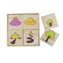 ชุดแผ่นไม้จับคู่สิ่งที่ตรงข้ามกัน, ของเล่นเสริมพัฒนาการ, ของเล่นเสริมทักษะ, ของเล่นเสริมพัฒนาการเด็ก ,สื่อการสอนครูปฐมวัย, พร้อมส่ง