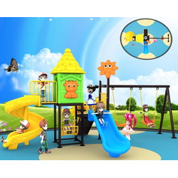 เครื่องเล่นสนาม ชุด วัวน้อยกับดอกไม้แสนสวย สไลเดอร์สระน้ำ กระดานลื่น,สนามเด็กเล่น ,สไลเดอร์,ของเล่นเสริมพัฒนาการ,เครื่องเล่นสนามกลางแจ้ง, playground,พร้อมส่ง