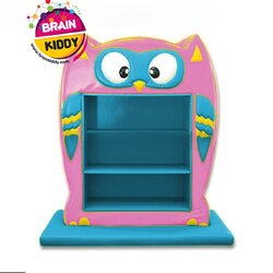 ชั้นวางนกฮูกสีหวาน เฟอร์นิเจอร์เด็ก ,ชั้นวางของไม้,ตู้ไม้, ชั้นวางของเด็ก, โรงเรียนอนุบาล, เนอสเซอรี่, ห้องเด็กเล่น, kidszone พร้อมส่ง