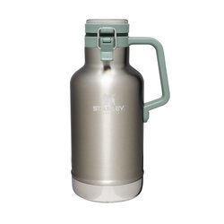Classic Easy Pour Beer Growler 64Oz Stainless Steel Shale