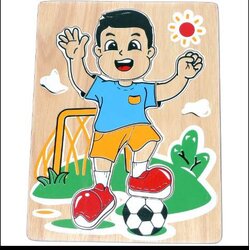 จิ๊กซอ ภาพตัดต่อเด็กชาย (เล็ก) , ของเล่นไม้, ของเล่นเสริมพัฒนาการ, ของเล่นเด็กอนุบาล, สื่อการสอนเด็กอนุบาล