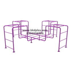 บาร์ปีนป่าย ตัว M เครื่อเล่นสนามเหล็ก เครื่องเล่นสนามกลางแจ้ง ของเล่น สั่งทำ 10-20 วัน