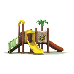 ชุดสไลเดอร์เดี่ยวN ชุดหอสไลด์ 80 ,เครื่องเล่นสนามกลางแจ้ง,เครื่องเล่นสนามแบบเหล็ก,ครุภัณฑ์สนามเด็กเล่น,งบสพฐ,สินค้าผลิตในไทย ขนาด 375 x 510 x 330 ซม.