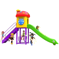 เครื่องเล่นสนามกลางแจ้ง ชุดเต่าทองน้อยกับสไลด์เดอร์,กระดานลื่น,สไลเดอร์,ครุภัณฑ์สนามเด็กเล่น, สพฐ,โครงการโรงเรียนประชารัฐ playground,เครื่องเล่นสนาม, สนามเด็กเล่น ขนาด 65x340x230 ซม.