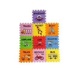 ชุดอีวีเอปูพื้นเสริมพัฒนาการลายยานพาหนะ 10 แผ่น,ของเล่นเสริมพัฒนาการ ,ของเล่นเสริมทักษะ,ของเล่นเด็ก, สื่อการสอนอนุบาล