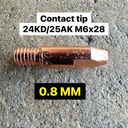 24KD คอนแทคทิป 0.8,1.2 M6x28