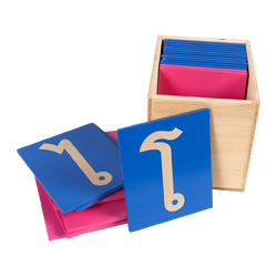 บัตรอักษรทรายสระ,ของเล่นไม้, ของเล่นเสริมพัฒนาการ, ของเล่นเด็ก,มอนเตสซอรี่,Montessori,อนุบาล, สื่อการสอน,ปฐมวัย