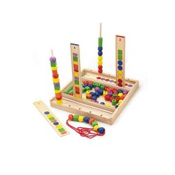 ลูกปัดหลากสีพาเพลิน ,ของเล่นเสริมพัฒนาการ, ของเล่นเด็กอนุบาล, สื่อการสอนเด็กอนุบาล, พร้อมส่ง