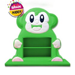 ชั้นวางเจ้าลิงแสนซน เฟอร์นิเจอร์เด็ก ,ชั้นวางของไม้,ตู้ไม้, ชั้นวางของเด็ก, โรงเรียนอนุบาล, เนอสเซอรี่, ห้องเด็กเล่น, kidszone พร้อมส่ง