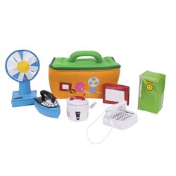 ชุดกระเป๋าเครื่องใช้ไฟฟ้านุ่มนิ่ม 7 ชิ้น,ของเล่นเสริมพัฒนาการ ,ของเล่นเสริมทักษะ,ของเล่นเด็ก, สื่อการสอนอนุบาล