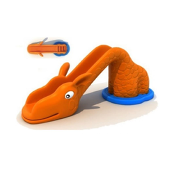 สไลเดอร์ยีราฟริมสระ กระดานลื่น,ของเล่นสนาม, สไลเดอร์เด็ก,ของเล่นเด็ก, ขนาด 60x160x70ซม