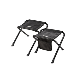 Steel Mesh BBQ Chair Set Black