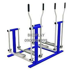 อุปกรณ์บริหารแขน-ขา-สะโพก (แบบก้าวเดินคู่) เครื่องออกกำลังกายกลางแจ้ง