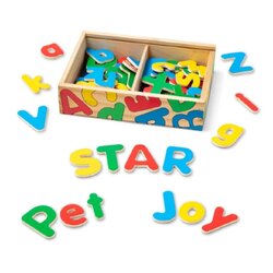 แม่เหล็กตัวอักษร ABC อักษรเล็ก & อักษรใหญ่ ของเล่นเสริมพัฒนาการเด็ก เสริมทักษะการเรียนรู้ สื่อการสอนอนุบาล พร้อมส่ง