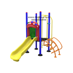 ชุดหอสไลด์-ปีนป่ายอนุบาล -4 เครื่องเล่นสนามเหล็ก เครื่องเล่นสนามกลางแจ้ง ของเล่น สั่งทำ 10-20 วัน