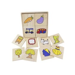 ชุดแผ่นไม้จับคู่สิ่งที่ประเภทเดียวกัน, ของเล่นเสริมพัฒนาการ, ของเล่นเสริมทักษะ, ของเล่นเสริมพัฒนาการเด็ก ,สื่อการสอนครูปฐมวัย, พร้อมส่ง