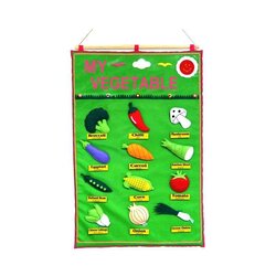 แผงการเรียนรู้ผักแสนอร่อย สื่อการสอนอนุบาล,ปฐมวัย,ของเล่นเสริมพัฒนาการ, ของเล่นเสริมทักษะ