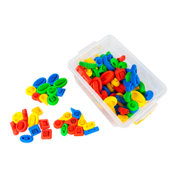 ตัวต่อนุ่มนิ่ม ชุดเรขาคณิต ,ของเล่นเสริมพัฒนาการ,ของเล่น,สื่อการสอนปฐมวัย