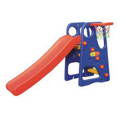 กระดานลื่นพาซู๊ต แป้นบาส, กระดานลื่นเด็กอนุบาล ของเล่นเด็ก,เครื่องเล่นสนาม สไลเดอร์เด็ก ขนาด 83x157x103 ซม.
