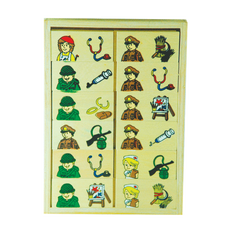 โดมิโนบุคลอาชีพ เครื่องใช้, ของเล่นไม้, ของเล่นเสริมพัฒนาการ, ของเล่นเด็กอนุบาล, สื่อการสอนเด็กอนุบาล