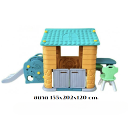 บ้านกระดานลื่นวินเทจ ,บ้านของเล่น, บ้านเด็ก ,ของเล่นเด็ก, เครื่องเล่นสนาม พร้อมส่ง