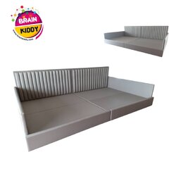 ชุดB เตียงครอบครัว เตียงบุหนัง เตียงเสริมเด็ก เตียงนอนผู้สูงอายุ เตียงเสริมกันตก เตียงเสริมข้าง ขนาด 12 ฟุต