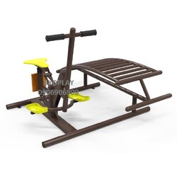 บริหารแขน-เข่า-หน้าท้อง (แบบผสม) เครื่องออกกำลังกาย, กลางแจ้ง, ลานกีฬา, อเนกประสงค์, สนามกีฬา