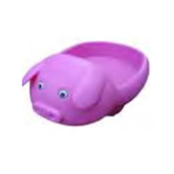 กระบะทรายหมูน้อย , กระบะทรายเด็ก, ของเล่นเด็ก,บ่อบอล ,บ่อทราย ,ของเล่นสนาม,ขนาด : 70x100x45 cm.