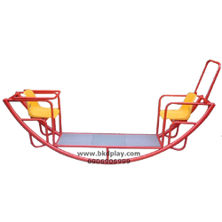 โยกเยก 2 ที่นั่ง เครื่อเล่นสนามเหล็ก เครื่องเล่นสนามกลางแจ้ง โยกเยก ของเล่น สั่งทำ 10-20 วัน