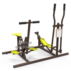 บริหารสะโพก-หัวไหล่-หน้าท้อง (แบบผสม) เครื่องออกกำลังกาย, กลางแจ้ง, ลานกีฬา, อเนกประสงค์, สนามกีฬา