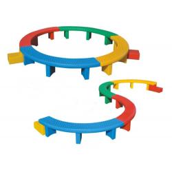 ทางเดิน พลาสติก 4 ชิ้น , ทางเดินฝึกการทรงตัว, , การเคลื่อนไหว พร้อมส่ง คิดค่าส่งตามจริง