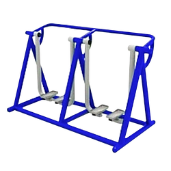 เครื่องออกกำลังกายกลางแจ้ง ชุดบริหารเดินอากาศไร้การกระแทกคู่ ทรงตัว A แบบแกว่ง เครื่องออกกําลังกายกลางแจ้งเทศบาล, เครื่องออกกําลังกายสาธารณะ ,ราคาโรงงาน