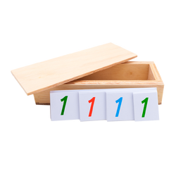 บัตรอ่านตัวเลข (เล็ก), ของเล่นไม้, ของเล่นเสริมพัฒนาการ, ของเล่น,สื่อการสอนปฐมวัย