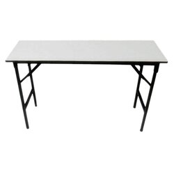 โต๊ะพับหน้าเมลามีนขาว หนา 19 มิล ขาดำ ,โต๊ะพับอเนกประสงค์, โต๊ะโรงอาหาร, โต๊ะพับหน้าขาว, โต๊ะโรงอาหารโรงเรียน บริษัท โรงพยาบาล โรงงาน รับผลิตเฟอร์นิเจอร์