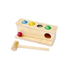 ค้อนตอกลูกกลิ้ง , ของเล่นไม้, ของเล่นเสริมพัฒนาการ, ของเล่นเด็กอนุบาล, สื่อการสอนเด็กอนุบาล