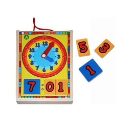 กล่องนาฬิกาอัจฉริยะ ของเล่นไม้ นาฬิกา,เวลา,ของเล่นเสริมทักษะการเรียนรู้, ของเล่นเสริมพัฒนาการเด็กอนุบาล, สื่อการสอนปฐมวัย, พร้อมส่ง