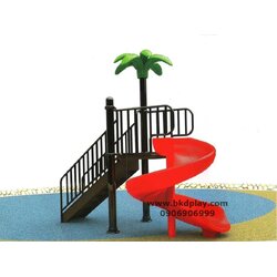 สไลเดอร์เดี่ยว140 เครื่องเล่นสนามเหล็ก เครื่องเล่นสนามกลางแจ้ง ของเล่น สั่งทำ 10-20 วัน