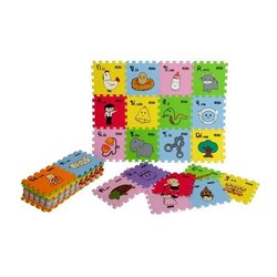 ปูพื้นพยัญชนะไทยลายการ์ตูน 44 แผ่น,ของเล่นเสริมพัฒนาการ ,ของเล่นเสริมทักษะ,ของเล่นเด็ก, สื่อการสอนอนุบาล