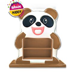 ชั้นวางหมีแพนด้าจอมแก่น เฟอร์นิเจอร์เด็ก ,ชั้นวางของไม้,ตู้ไม้, ชั้นวางของเด็ก, โรงเรียนอนุบาล, เนอสเซอรี่, ห้องเด็กเล่น, kidszone พร้อมส่ง