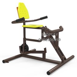 บริหารขา-ลดหน้าท้อง (แบบถีบล้อยาง) เครื่องออกกำลังกาย, กลางแจ้ง, ลานกีฬา, อเนกประสงค์, สนามกีฬา