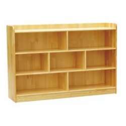 ชั้นวางของ 7 ช่อง เฟอร์นิเจอร์เด็ก ,ชั้นวางของไม้,ตู้ไม้, ชั้นวางของเด็ก, โรงเรียนอนุบาล, เนอสเซอรี่, ห้องเด็กเล่น, kidszone สินค้าสั่งนำเข้า ชนาด 30x120x80 ซม.