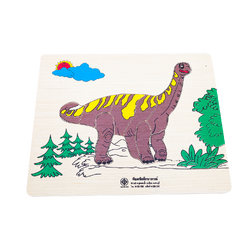 ภาพตัดต่อไดโนเสาร์ , ของเล่นไม้, ของเล่นเสริมพัฒนาการ, ของเล่นเด็กอนุบาล, สื่อการสอนเด็กอนุบาล