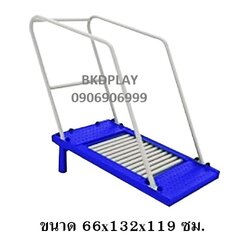 เครื่องออกกำลังกาย กลางแจ้ง ชุดอุปกรณ์ บริหารเท้า ขา สะโพก แบบลู่ วิ่งเดี่ยว FND-LS-56 ลานกีฬา อเนกประสงค์ สนามกีฬา