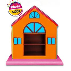 ชั้นวางบ้านน้อยน่ารัก เฟอร์นิเจอร์เด็ก ,ชั้นวางของไม้,ตู้ไม้, ชั้นวางของเด็ก, โรงเรียนอนุบาล, เนอสเซอรี่, ห้องเด็กเล่น, kidszone พร้อมส่ง