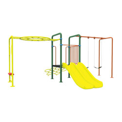ชุดรวมG ชุดหอสไลด์ 80 รางคู่+บาร์โหน+ชิงช้า 2 ที่นั่ง,เครื่องเล่นสนามกลางแจ้ง,เครื่องเล่นสนามแบบเหล็ก,ชิงช้า,สไลเดอร์,OutdoorPlayground,สินค้าผลิตในไทย ขนาด 430 x 610 x 250 ซม.