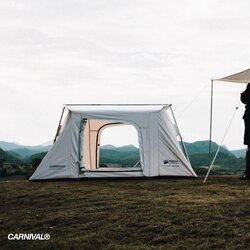 Kodiak Canvas x Carnival 8.5x6 ft. Flex-Bow VX Canvas Tent Collection 2023 White