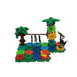 ฟันเฟืองมหาสนุก ชุดลิงน้อย,ของเล่นเสริมพัฒนาการ, ของเล่น,สื่อการสอนปฐมวัย